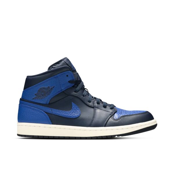 Jordan 1 Mid Obsidian Game Royal 554724-412 - Nicesk photo 1