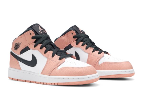 Jordan 1 Mid Pink Quartz (GS) 555112-603 - Nicesk photo 8