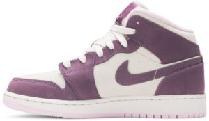 Jordan 1 Mid Pro Purple Desert Sand (GS) 555112-500 - Nicesk photo 2