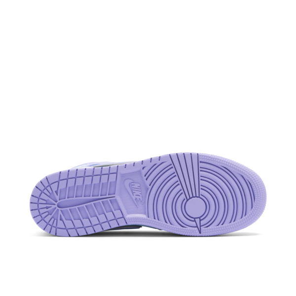 Jordan 1 Mid Purple Aqua (GS) 554725-500 - Nicesk photo 3