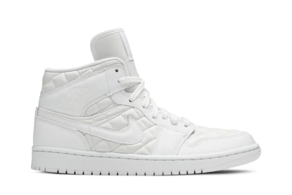 Jordan 1 Mid Quilted White (Women's) DB6078-100 - Nicesk photo 1