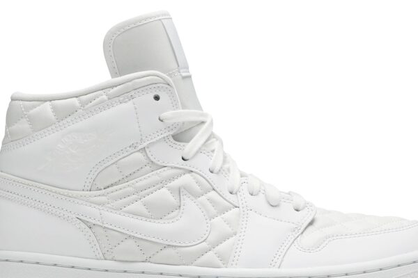 Jordan 1 Mid Quilted White (Women's) DB6078-100 - Nicesk photo 2