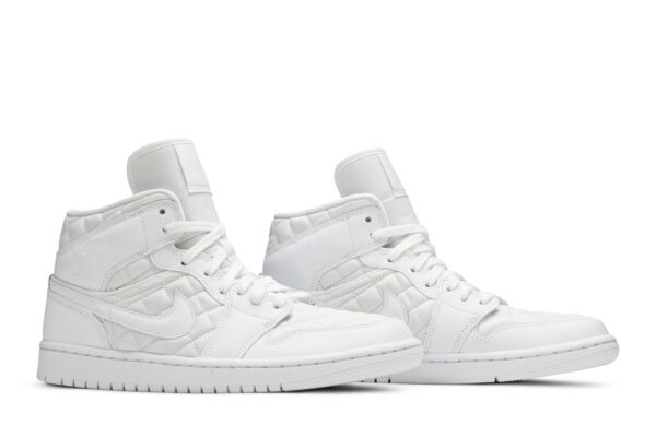 Jordan 1 Mid Quilted White (Women's) DB6078-100 - Nicesk photo 8