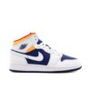 Jordan 1 Mid Royal Blue Laser Orange 554724-131 - Nicesk photo 1