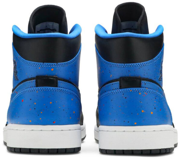 Jordan 1 Mid Royal Paint Splatter 554724-048 - Nicesk photo 4