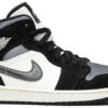 Jordan 1 Mid Satin Grey Toe 852542-011 - Nicesk photo 1