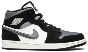 Jordan 1 Mid Satin Grey Toe 852542-011 - Nicesk photo 1