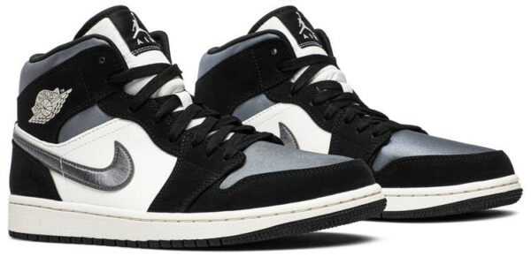 Jordan 1 Mid Satin Grey Toe 852542-011 - Nicesk photo 3