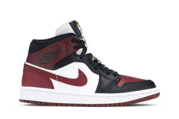 Jordan 1 Mid SE Black Dark Beetroot (Women's) CZ4385-016 - Nicesk photo 1