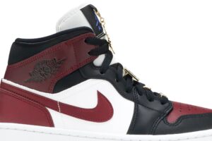Jordan 1 Mid SE Black Dark Beetroot (Women's) CZ4385-016 - Nicesk photo 2