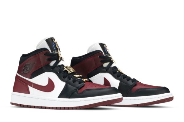 Jordan 1 Mid SE Black Dark Beetroot (Women's) CZ4385-016 - Nicesk photo 8