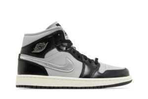 Jordan 1 Mid SE Black Metallic Silver (Women's) FB9892-002 - Nicesk photo 1
