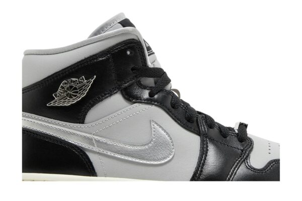 Jordan 1 Mid SE Black Metallic Silver (Women's) FB9892-002 - Nicesk photo 2