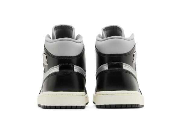 Jordan 1 Mid SE Black Metallic Silver (Women's) FB9892-002 - Nicesk photo 6