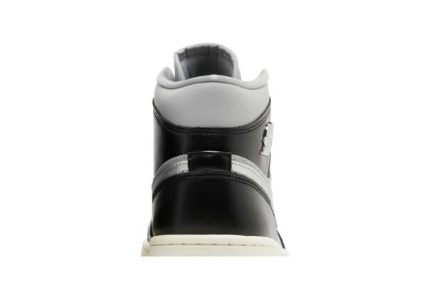 Jordan 1 Mid SE Black Metallic Silver (Women's) FB9892-002 - Nicesk photo 7