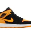 Jordan 1 Mid SE Black Vivid Orange (GS) FJ4924-008 - Nicesk photo 1
