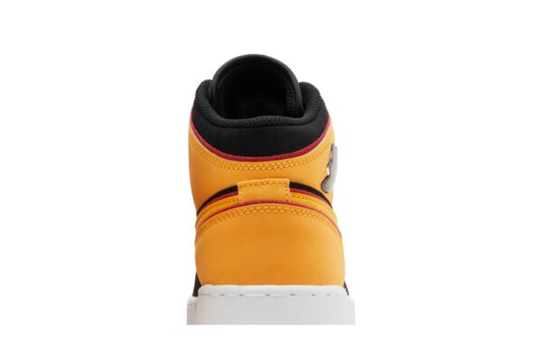 Jordan 1 Mid SE Black Vivid Orange (GS) FJ4924-008 - Nicesk photo 7