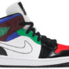 Jordan 1 Mid SE Black White Multi-Color (Women's) DB5454-001 - Nicesk photo 1
