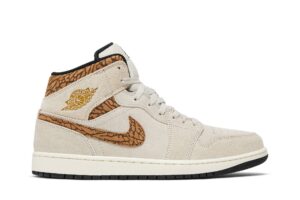 Jordan 1 Mid SE Brown Elephant DZ4129-102 - Nicesk photo 1