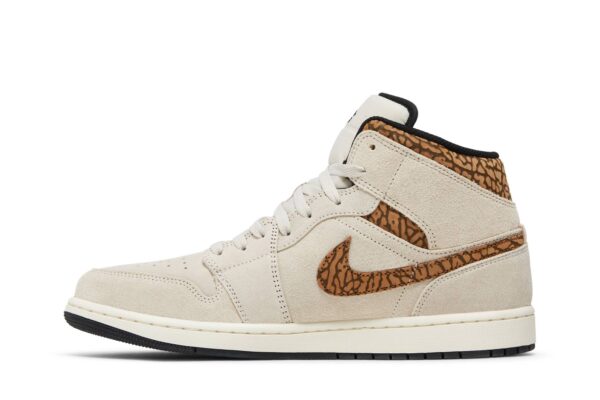 Jordan 1 Mid SE Brown Elephant DZ4129-102 - Nicesk photo 3