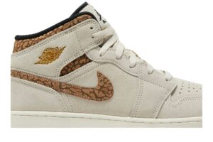 Jordan 1 Mid SE Brown Elephant (GS) DZ5369-102 - Nicesk photo 2