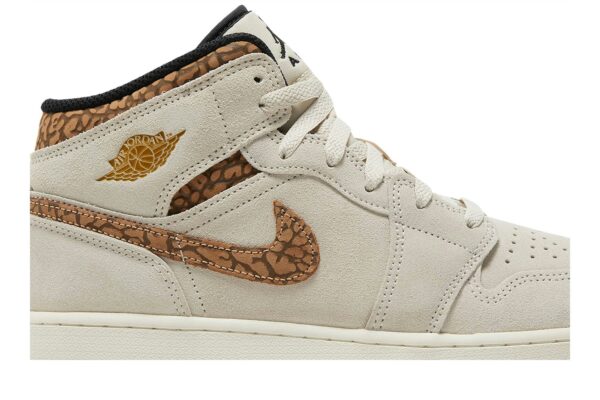 Jordan 1 Mid SE Brown Elephant (GS) DZ5369-102 - Nicesk photo 2