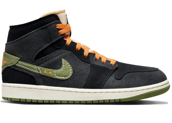 Jordan 1 Mid SE Craft Anthracite Light Olive FD6817-003 - Nicesk photo 1