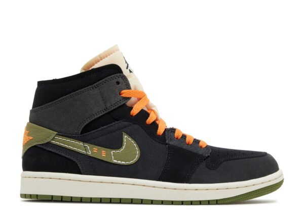 Jordan 1 Mid SE Craft Anthracite Light Olive FD6817-003 - Nicesk photo 2