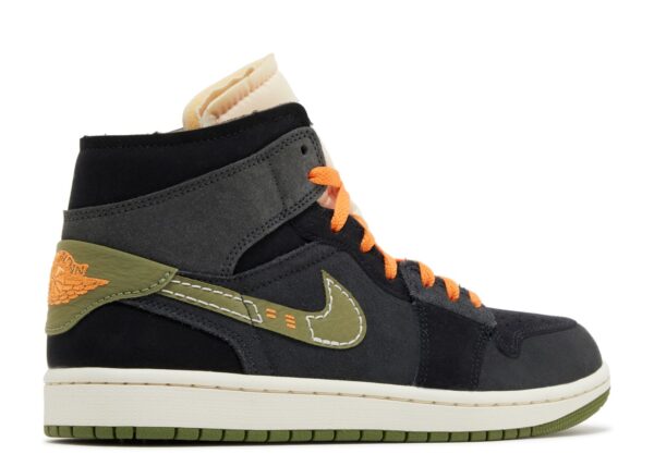 Jordan 1 Mid SE Craft Anthracite Light Olive FD6817-003 - Nicesk photo 4