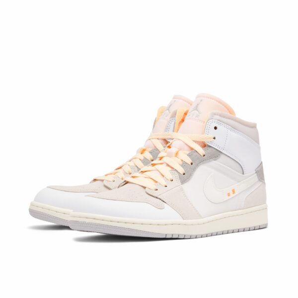Jordan 1 Mid SE Craft Inside Out White Grey DM9652-100 - Nicesk photo 4