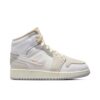 Jordan 1 Mid SE Craft Inside Out White Grey (GS) DQ3726-100 - Nicesk photo 1