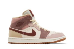 Jordan 1 Mid SE Dark Pony Smoky Mauve (Women's) DO7440-821 - Nicesk photo 1