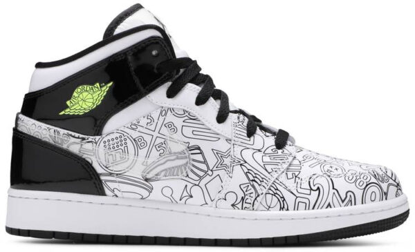 Jordan 1 Mid SE DIY (GS) DC4099-100 - Nicesk photo 1