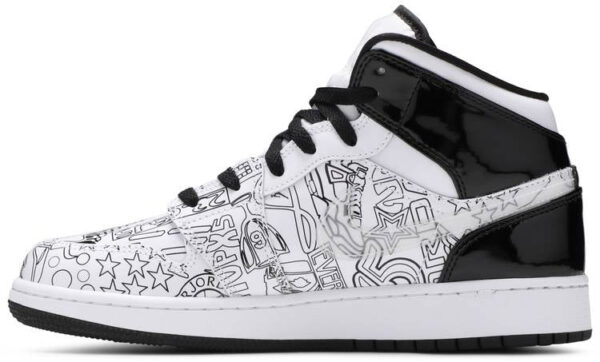 Jordan 1 Mid SE DIY (GS) DC4099-100 - Nicesk photo 2