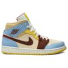 Jordan 1 Mid SE Fearless Maison Chateau Rouge CU2803-200 - Nicesk photo 1