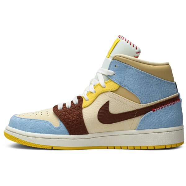 Jordan 1 Mid SE Fearless Maison Chateau Rouge CU2803-200 - Nicesk photo 3