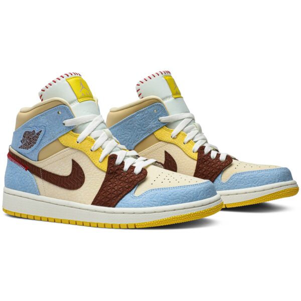 Jordan 1 Mid SE Fearless Maison Chateau Rouge CU2803-200 - Nicesk photo 8