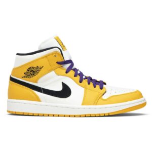 Jordan 1 Mid SE Lakers 852542-700 - Nicesk photo 1
