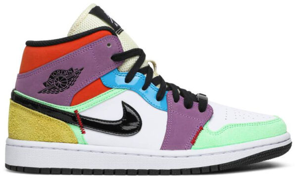 Jordan 1 Mid SE Multi-Color (Women's) CW1140-100 - Nicesk photo 1