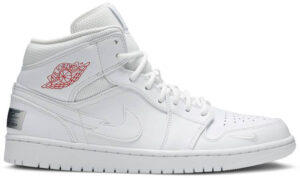 Jordan 1 Mid SE Nike Swoosh On Tour (2020) CW7589-100 - Nicesk photo 1
