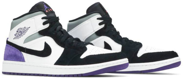 Jordan 1 Mid SE Purple 852542-105 - Nicesk photo 3