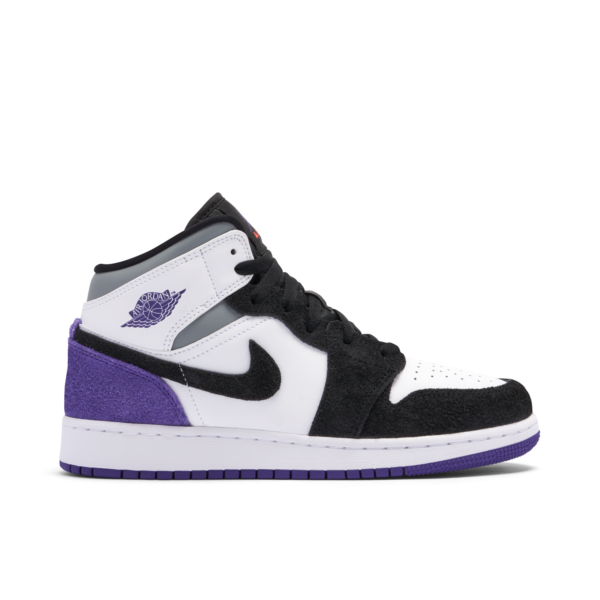 Jordan 1 Mid SE Purple (GS) BQ6931-105 - Nicesk photo 1