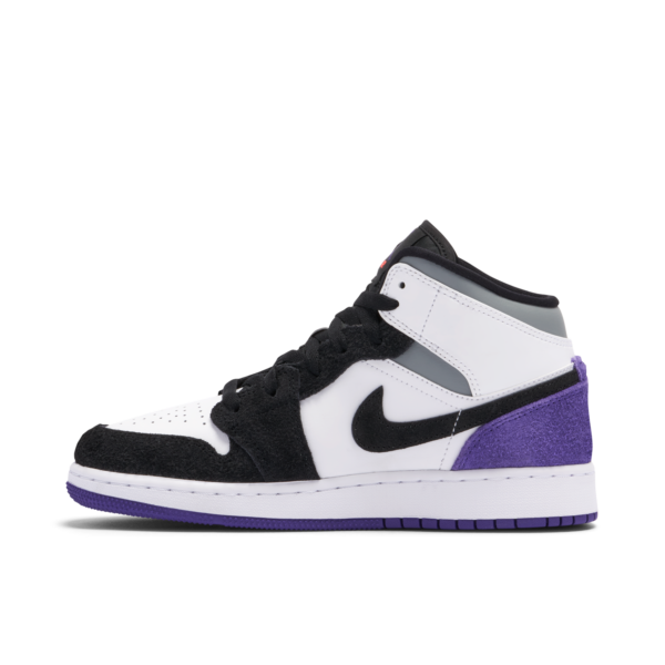Jordan 1 Mid SE Purple (GS) BQ6931-105 - Nicesk photo 2