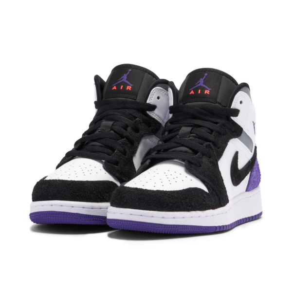 Jordan 1 Mid SE Purple (GS) BQ6931-105 - Nicesk photo 4