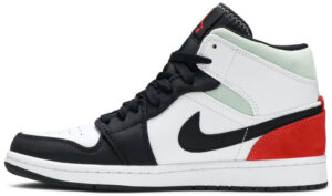 Jordan 1 Mid SE Red Black Toe 852542-100 - Nicesk photo 2