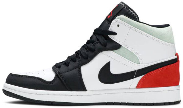Jordan 1 Mid SE Red Black Toe 852542-100 - Nicesk photo 2