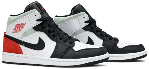 Jordan 1 Mid SE Red Black Toe 852542-100 - Nicesk photo 3