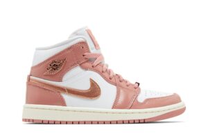 Jordan 1 Mid SE Red Stardust (Women's) FB9892-670 - Nicesk photo 1