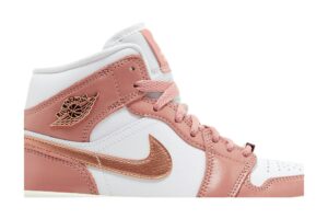 Jordan 1 Mid SE Red Stardust (Women's) FB9892-670 - Nicesk photo 2
