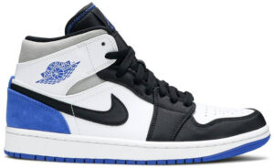 Jordan 1 Mid SE Royal Black Toe 852542-102 - Nicesk photo 1